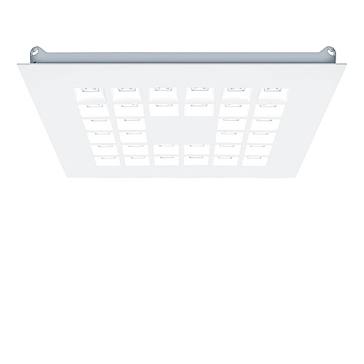 LED-Deckeneinbauleuchte MIREL 17,4W ws 3000K 2700lm Konv Dimmung DALI IP40