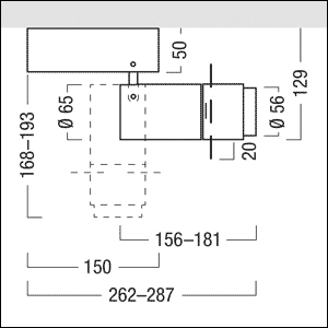 LED-Schienenstrahler 14W SUPERSYSTEM Alu 3000K 750lm Konv 1LED IP20 ws mt 3Ph