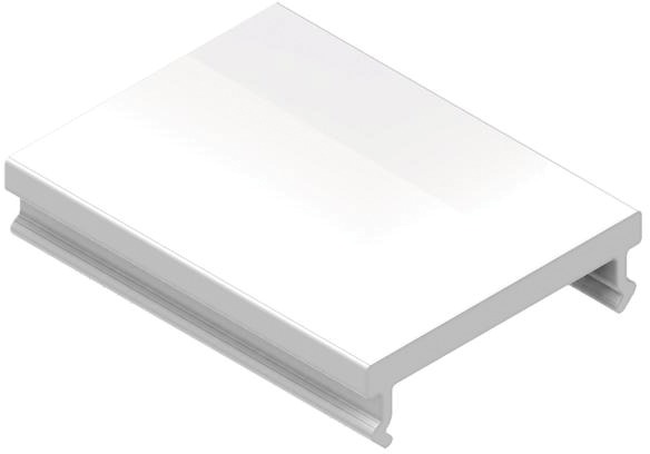 Profilabdeckung n.Konf tra IP00 transp 100x13,1x3,8mm nur Konfektionierung