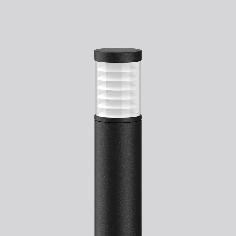 LED-Podestleuchte 10W MegaTower IP65 Alu 3000K 1LED 600lm anth Gl_tr