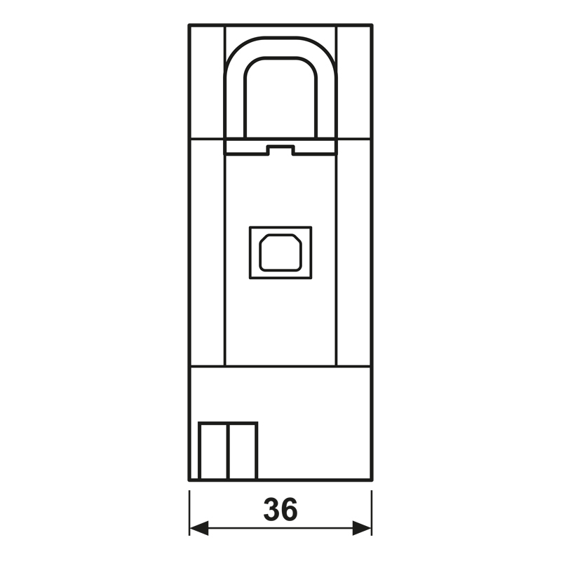 Datenschnittstelle REG 2TE KNX USB