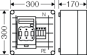 Überspannungsableiter Netzform-TN-S/TT 400VAC 2,5kV Mit Fernmeldekontakt opt