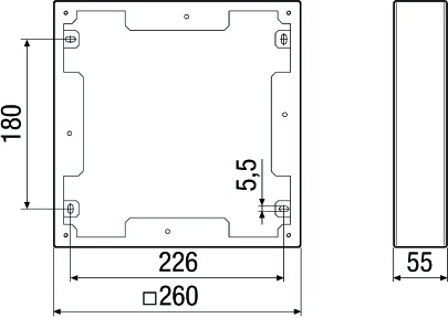 Rahmen 1f edst Metall