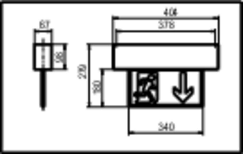 LED-Sicherheitsleuchte 1,1W 8K IP20 1LED Deckenanb 32m eins/zweis auto.Selbstt