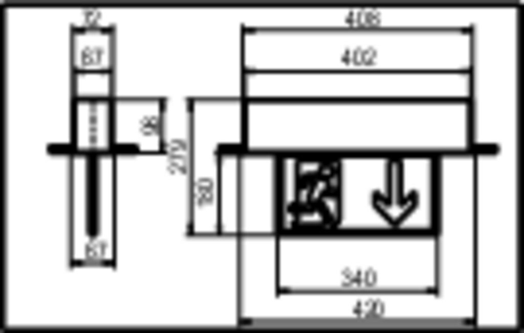 LED-Sicherheitsleuchte 1,1W 8K IP20 1LED Deckenanb 32m eins/zweis auto.Selbstt