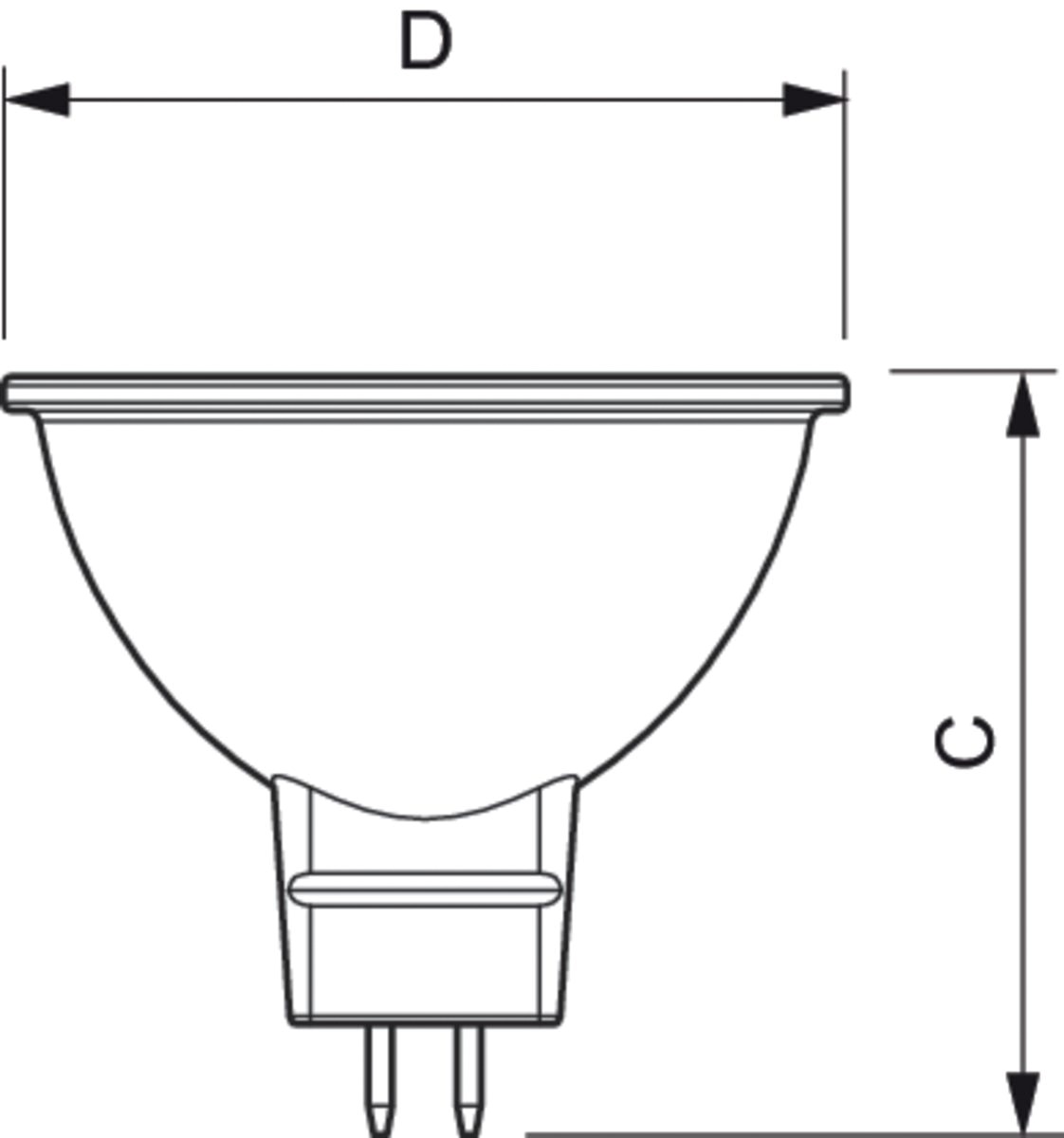 LED-Reflektorlampe GU5,3 MASTER MR16 7W 2700K ws 621lm F 36° AC Ø50x45mm 12V