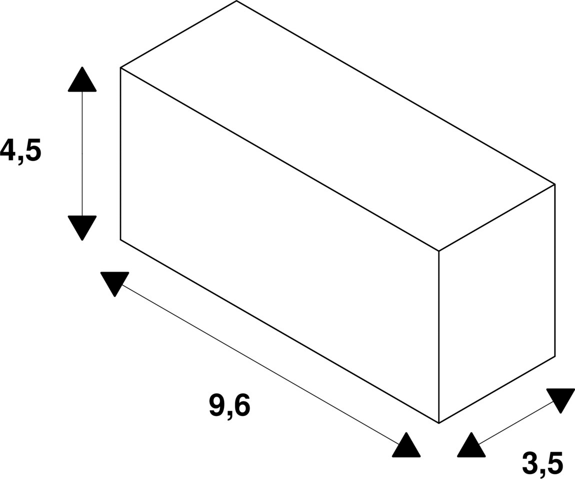 Leuchtenanschlussadapter ws 3p 96mm