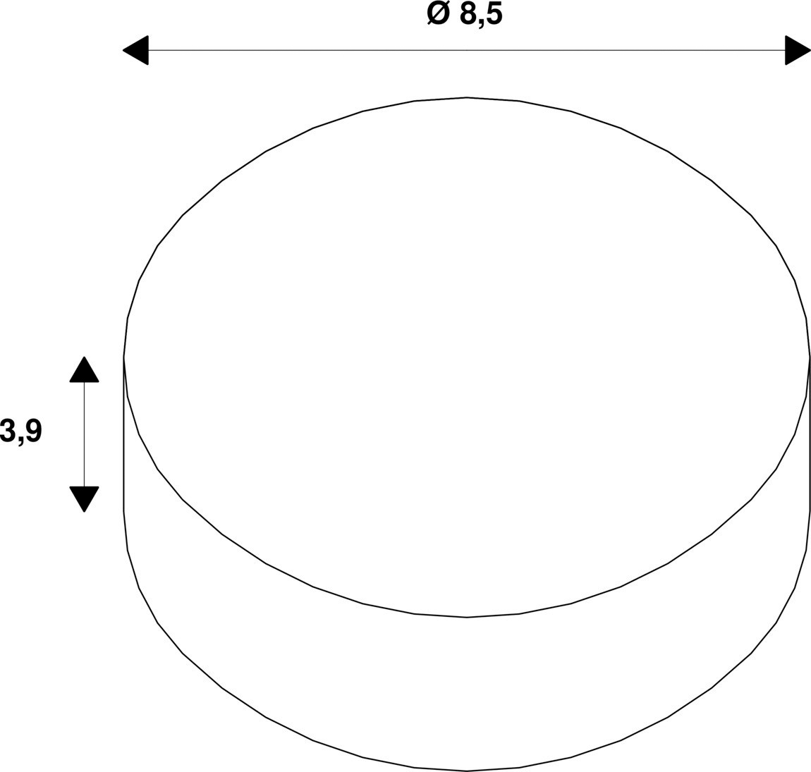 Leuchtenanschlussadapter go 3p 85mm