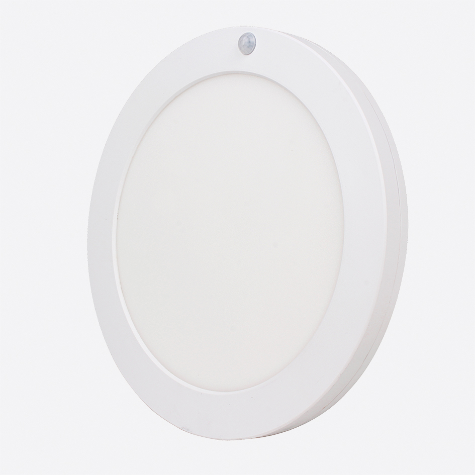 LED-Sensorleuchte 18W 3000-5000K 1620lm ws Konv IP30 BWM Ø220x18,8mm