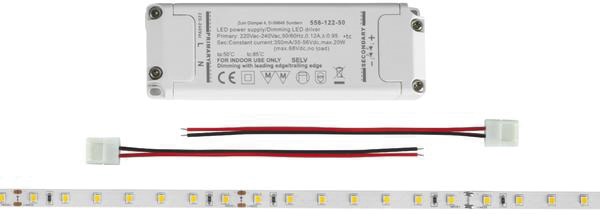 LED-Lichtband 4,8W/m ws 3100K 70Stk/m IP20 DC LED nicht austauschbar 5000mm