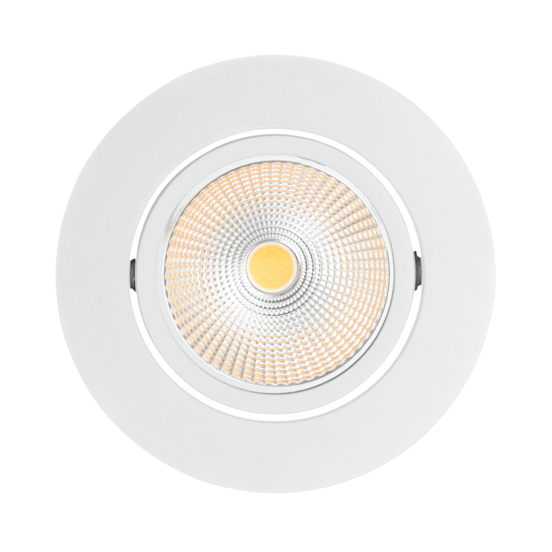 LED-Einbaustrahler 8W 3000K 700lm Konv ws mt 1LED Alu IP40 RF:hochglänzend