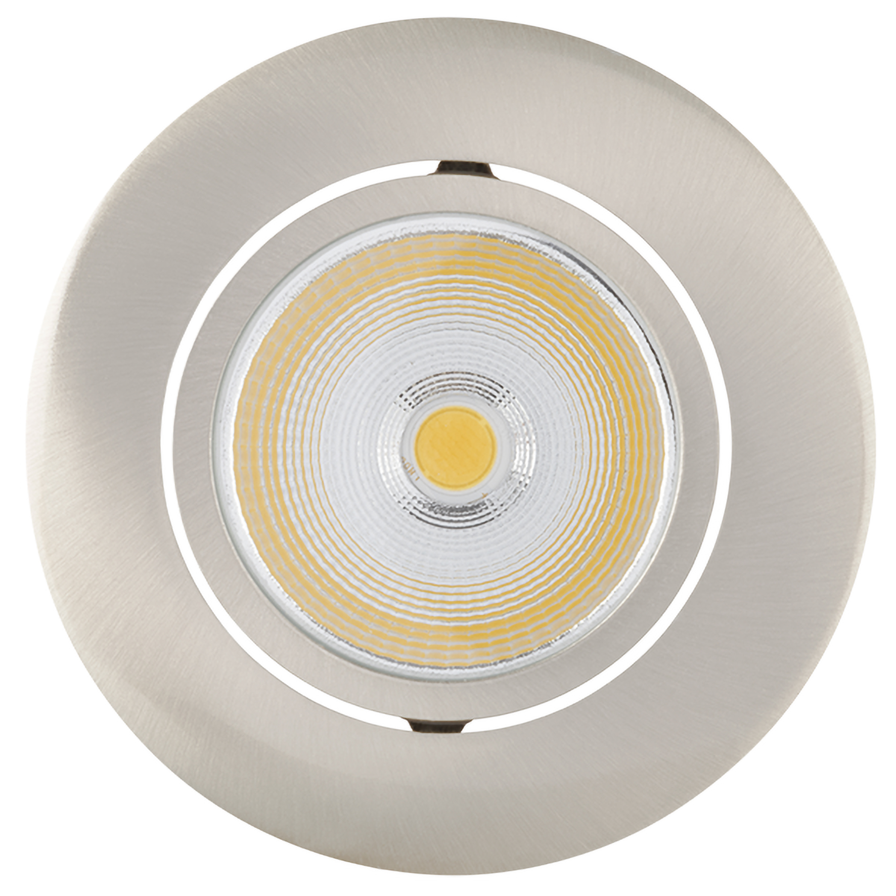 LED-Einbaustrahler 8W 3000K 700lm Konv ni 1LED Alu IP40 gebürstet Ø/EB68mm