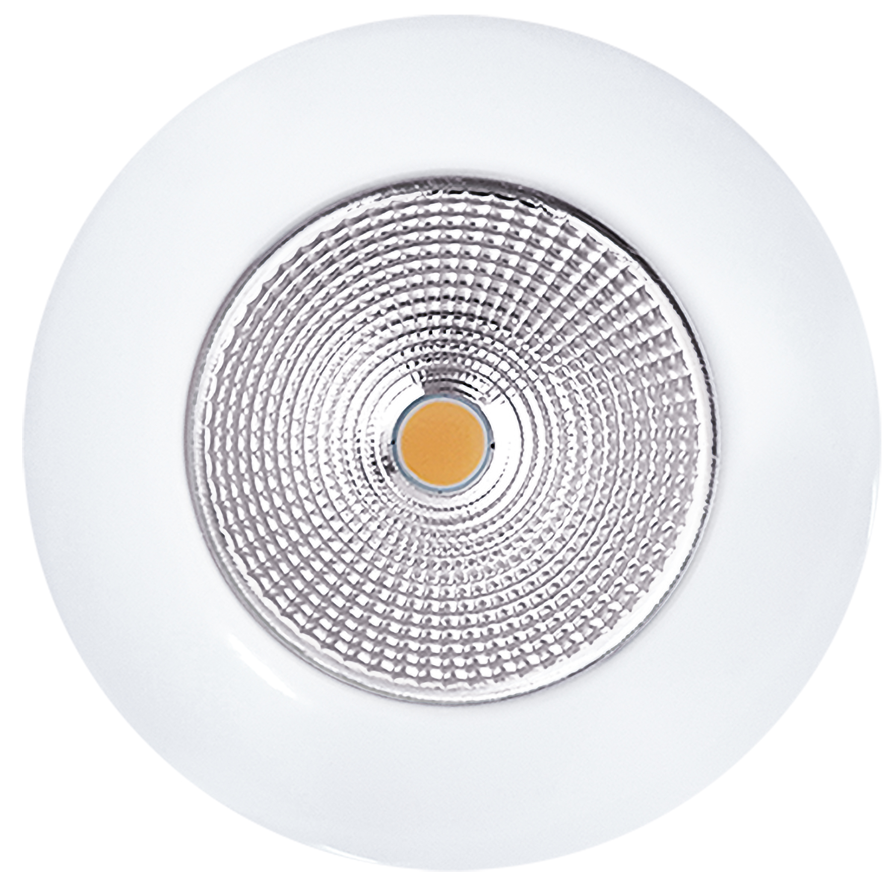 LED-Einbaustrahler 8W 3000K 700lm Konv ws mt 1LED Alu IP44 RF:hochglänzend