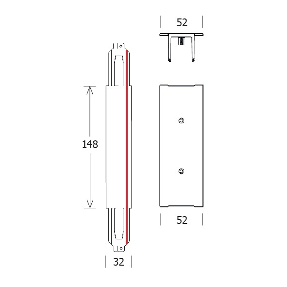 Kupplung/Verbinder ger Stromschienen ws