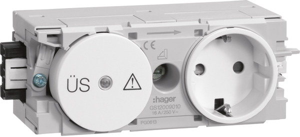 Steckdose 2f ver-ws mt GEB-K IP20