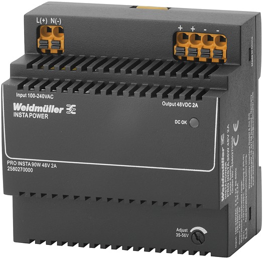 Gleichstromversorgung REG 46-55V 96W 5TE 85-264VAC 2A f.Reiheneinb IP20