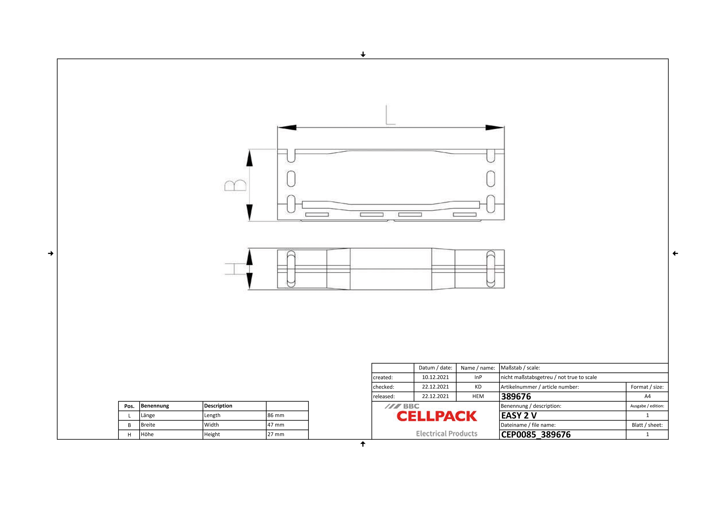 Verbindungsmuffe Gel 3x1,5-2,5qmm KstKabel