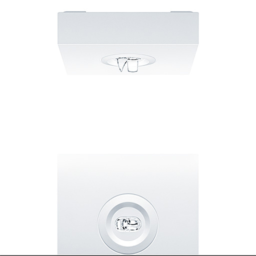 LED-Sicherheitsleuchte 7,5W 4000K 556lm IP40 2LEDs Deckenanb ÜberwBaust dezentr