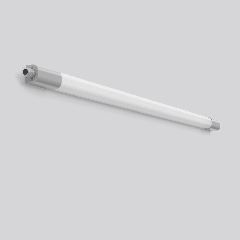 LED-Feuchtraumleuchte PlanoxEco 22-37W 4000K 4950lm gr Konv IP66 1369x61x50mm