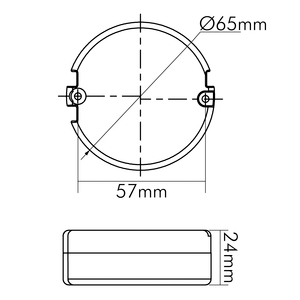 LED-Trafo 5-8W 350mA 23V IP20 dim Kstgeh Dimmung Phasenabschnitt dyn