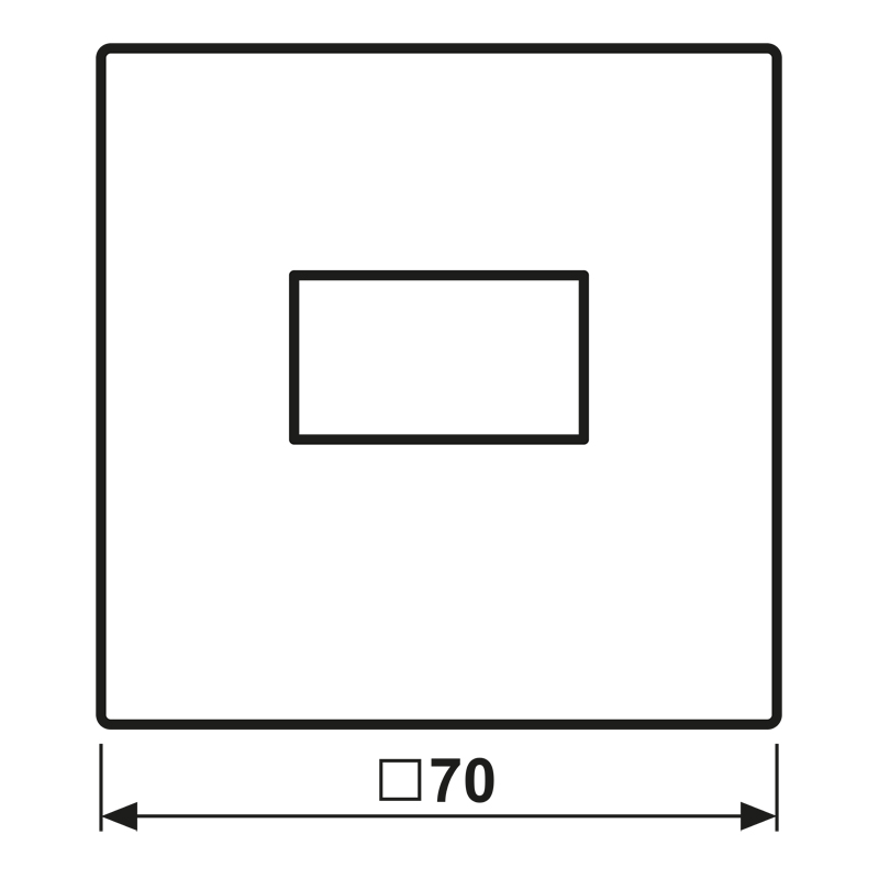 Abdeckung USB LS aws ohne