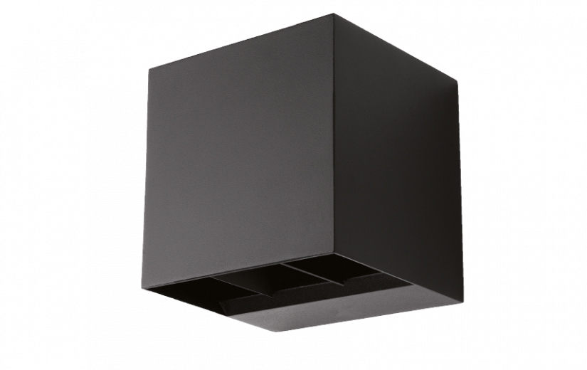 LED-Up/Down Leuchte ARTES 8W 3000K 480lm sw Konv IP65 120x110x120mm