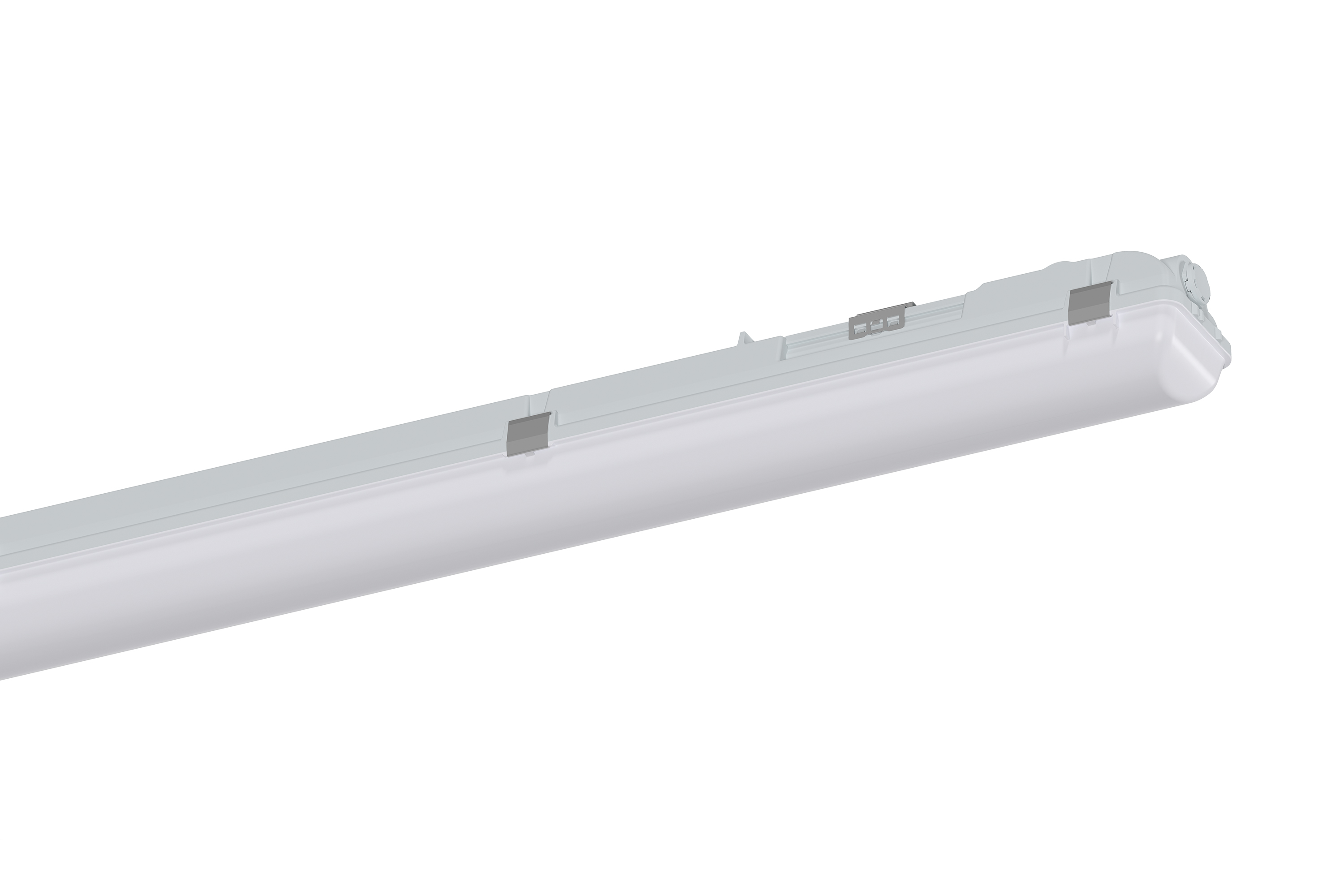 LED-Feuchtraumleuchte LUXANO2 28W 4000K 3850lm gr Konv IP65 1477x85x88mm