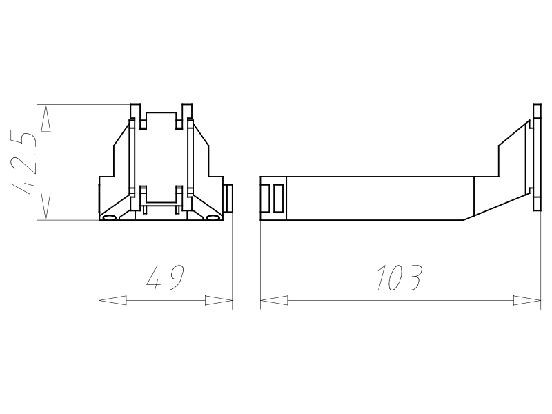 Systemflügelset UP-Dose gr