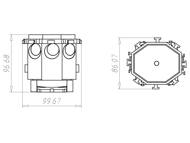 Verbindungsdose Beton Kst VerbDose/kast IP3X