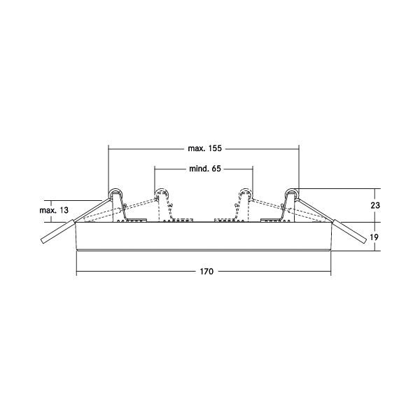 LED-Einbauleuchte MOON 12W 3000-6000K ws 1020lm Konv IP20 Ø170x19mm