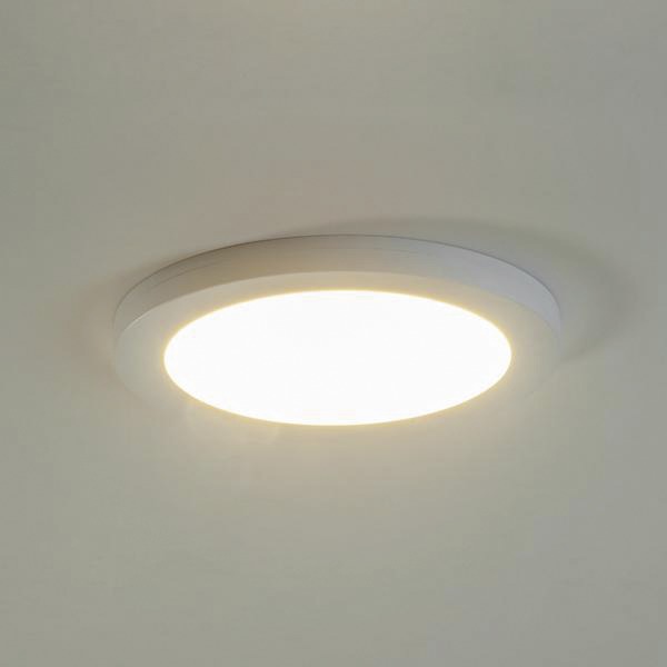 LED-Einbauleuchte MOON 18W 3000-6000K ws 1685lm Konv IP20 Ø225x19mm