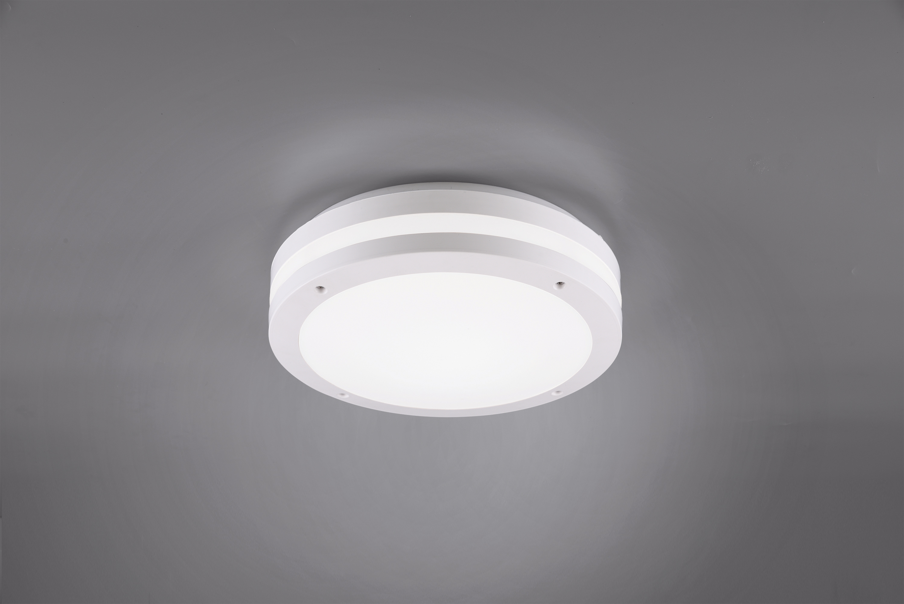 LED-Sensorleuchte PIAVE 12W 3000K 1000lm ws IP54 BWM Ø300x90mm