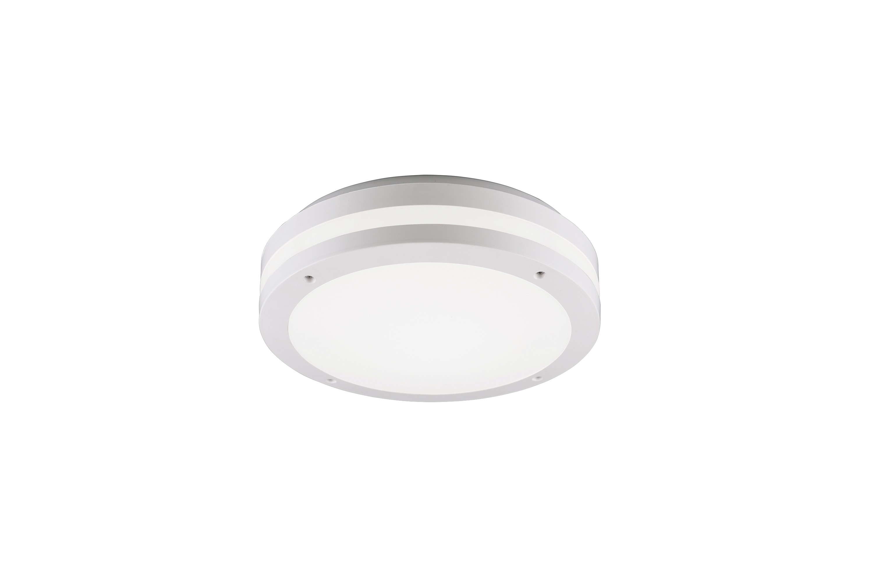LED-Sensorleuchte PIAVE 12W 3000K 1000lm ws IP54 BWM Ø300x90mm