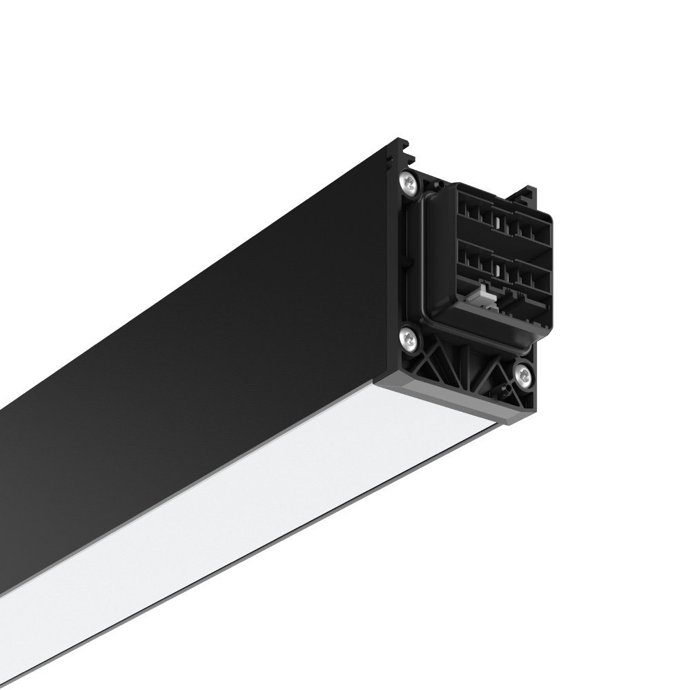 LED-Geräteträger 84W LINEDO 4000K 4LEDs 12000lm elektr.Trafo IP54 sw