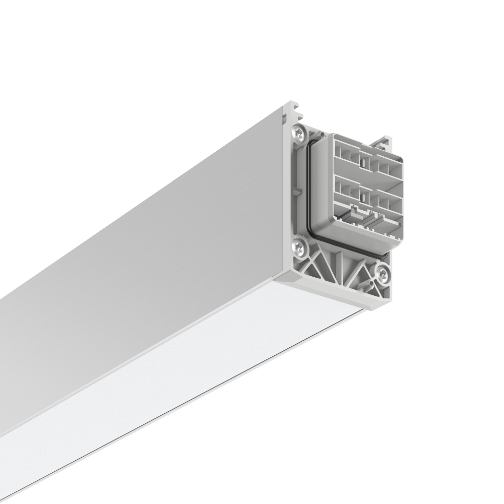 LED-Geräteträger 104W LINEDO 5000K 4LEDs 14400lm elektr.Trafo IP54 al