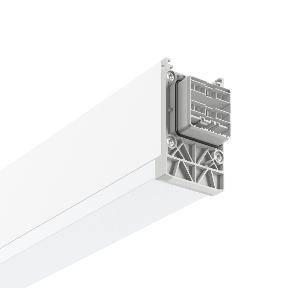 LED-Geräteträger 60W LINEDO 4000K 8800lm 4LEDs elektr.Trafo IP54 ws