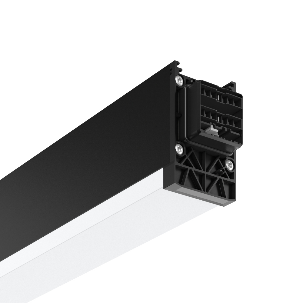 LED-Geräteträger 104W LINEDO 4000K 4LEDs 14600lm elektr.Trafo IP54 sw