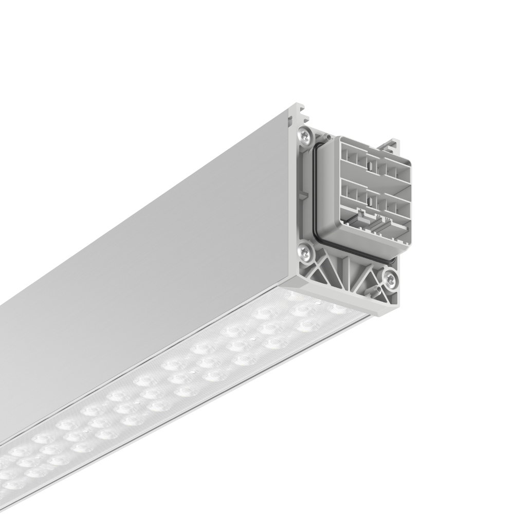 LED-Geräteträger 81W LINEDO 3000K 8LEDs 12900lm elektr.Trafo IP54 al