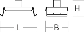 Befestigungsset LINEDO L33,2mm farblos ST