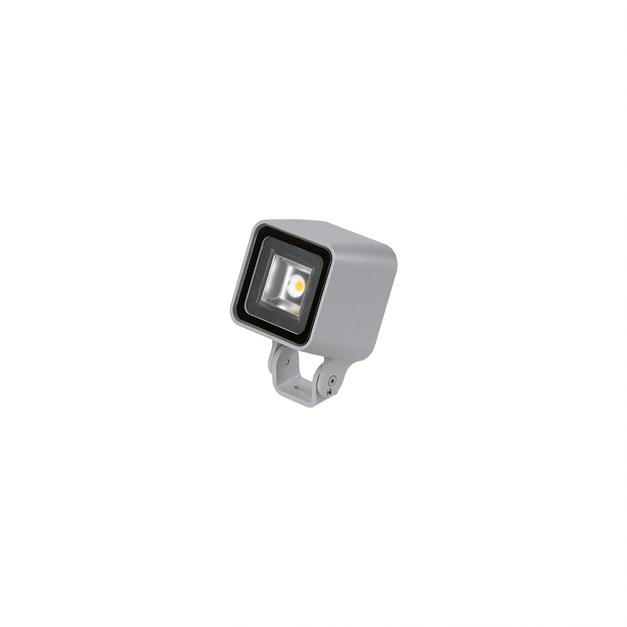 LED-Wandstrahler 14W Monoflood 1 3000K 1437lm Konv Dimmung DALI 1LED Alu IP65
