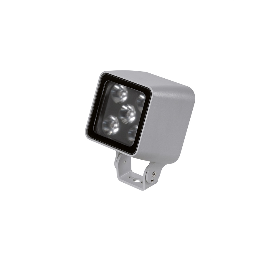 LED-Wandstrahler 25W Monoflood 2 4000K 1592lm Konv Dimmung DALI 5LEDs Alu IP65