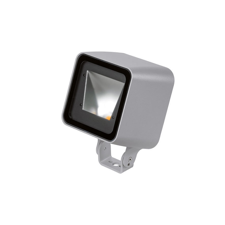 LED-Wandstrahler 53W Monoflood 3 4000K 5035lm Konv 1LED Alu IP65 sw mt