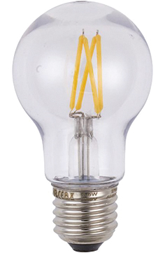 LED-Lampe FM E27 A55 3,5W 2700K 320lm F kl Filamentlampe ws 360° AC Ø55x100mm