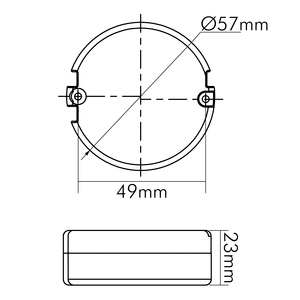 LED-Trafo 5-8W 350mA 22V IP20 Kstgeh dyn