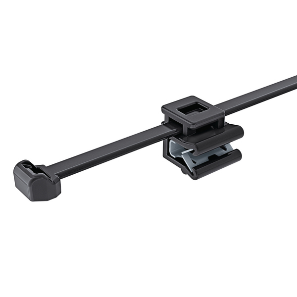 Kabelbinder L200mm sw 4,6x1,3mm -40-85°C KstZunge/Nase