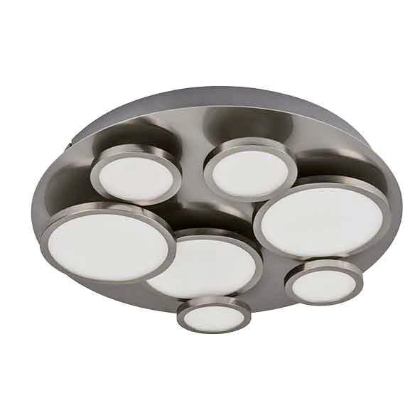 LED-Anbauleuchte NIKKI 35W 2700K 3250lm si IP20 GU10 Ø400x79mm