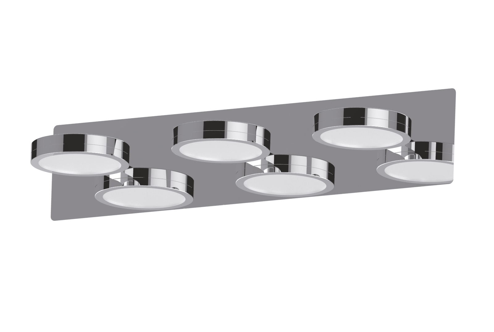 LED-Up/Down Leuchte AQUA 3x6W 2700-4000K 1500lm chr IP44 GX53 161x500x110mm