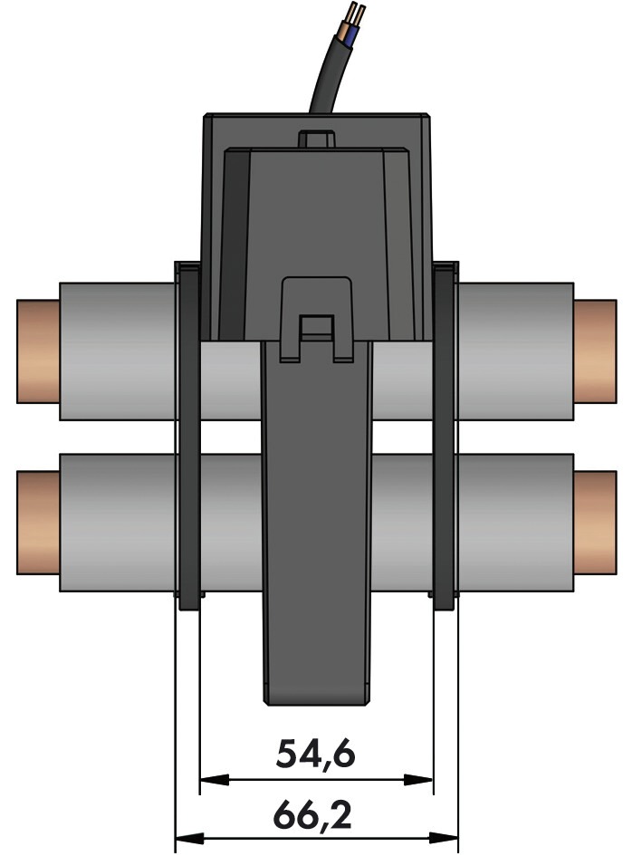 Kabelumbaustromwandler Kl&#x3D;0,5 500A/1A 0,5VA m.Berührungss Schnappbef