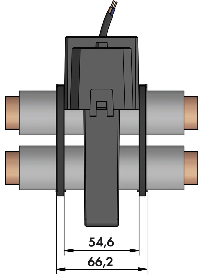 Kabelumbaustromwandler Kl&#x3D;0,5 600A/1A 0,5VA m.Berührungss Schnappbef