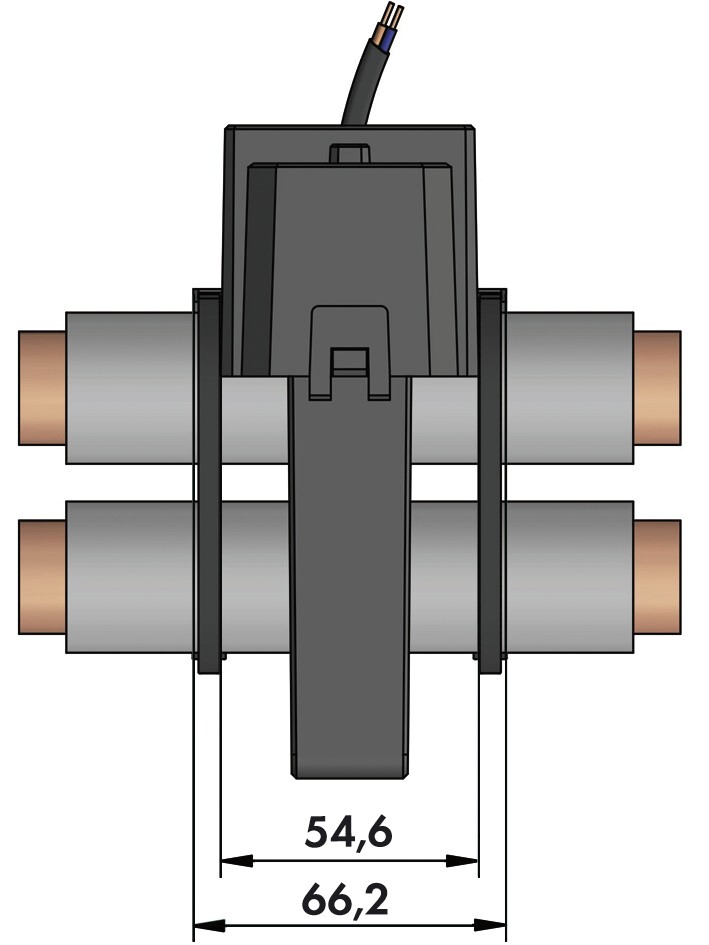 Kabelumbaustromwandler Kl&#x3D;0,5 750A/1A 0,5VA m.Berührungss Schnappbef